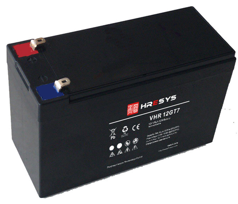 12 V 7 de Hoogste Eindvrla AGM Batterij van AH voor Algemeen Doel, L151mm x W65mm x H101mm
