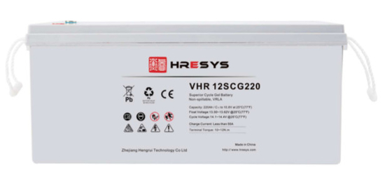 220AH de Opslagsysteem van de batterijenergie voor Cyclische Toepassingen L525mm X W267mm X H228m